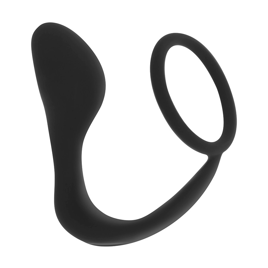 OHMAMA - PLUG ANAL EN SILICONE AVEC ANNEAU 10,5 CM