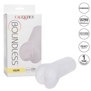CALIFORNIA EXOTICS - BOUNDLESS VULVA STROKER TRASPARENTE