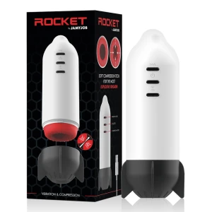JAMYJOB ROCKET МАСТУРБАТОР МЯГКАЯ ТЕХНИКА СЖАТИЯ И ВИБРАЦИЯ