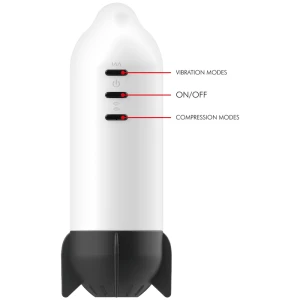 JAMYJOB ROCKET МАСТУРБАТОР МЯГКАЯ ТЕХНИКА СЖАТИЯ И ВИБРАЦИЯ