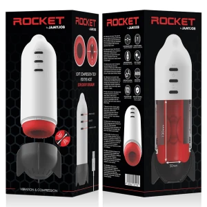 JAMYJOB ROCKET МАСТУРБАТОР МЯГКАЯ ТЕХНИКА СЖАТИЯ И ВИБРАЦИЯ