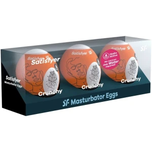 SATISFYER 3 ЯЙЦА ДЛЯ МАСТУРБАТОРА - ХРУСТЯЩИЕ