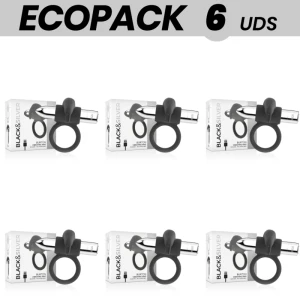 ECOPACK 6 UNITS - BLACKSILVER BURTON RING 10 VIBRATION MODES