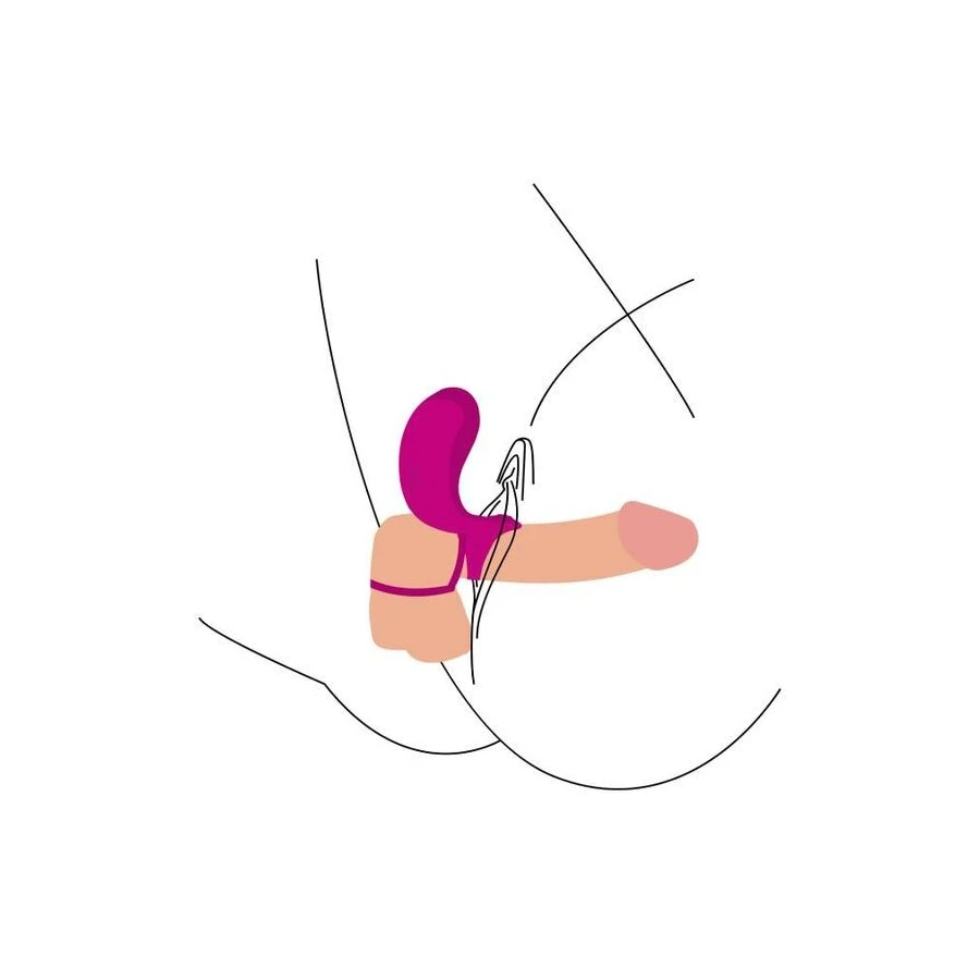 XOCOON - ANELLO STIMOLATORE DI COPPIA FUCSIA