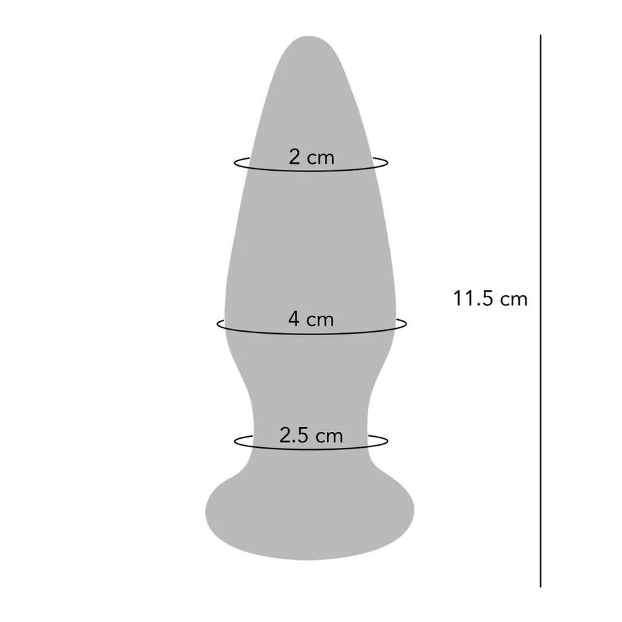 TOYJOY - THE SHINING BUTTPLUG IN VETRO VIBRANTE