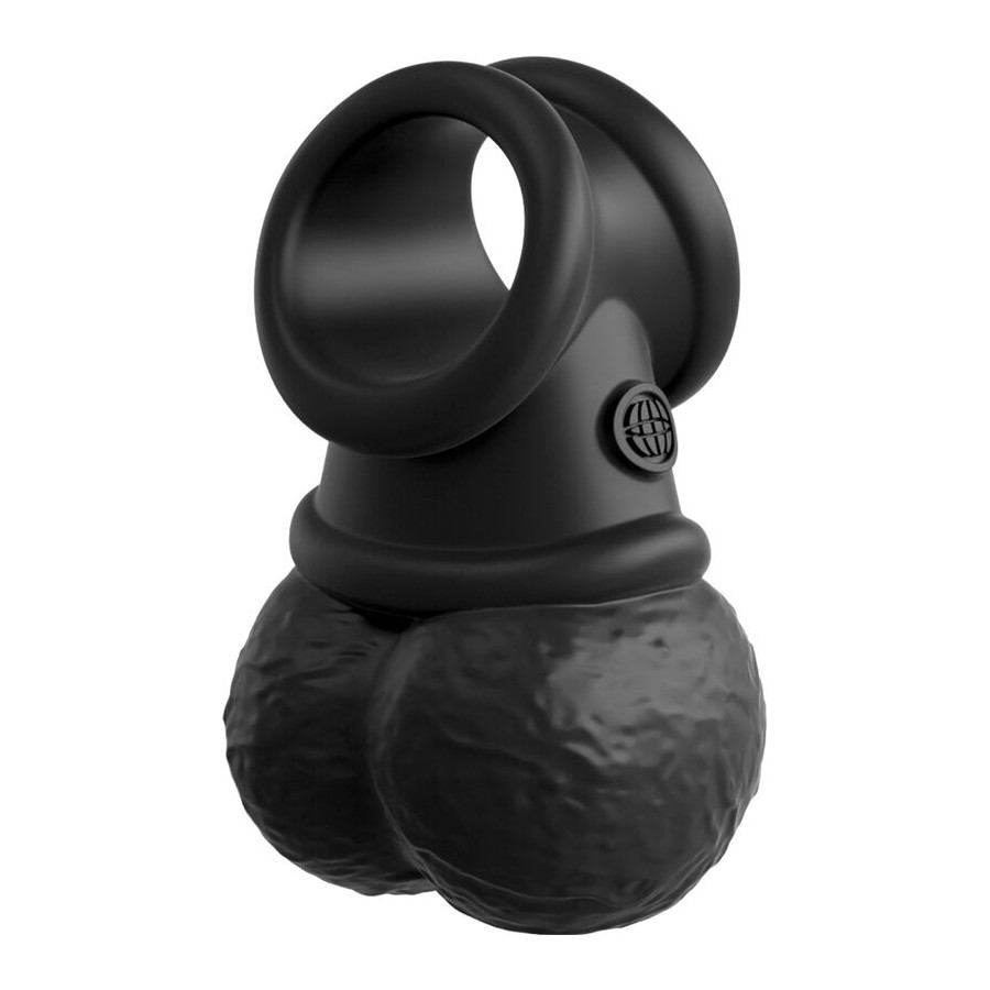 KING COCK ELITE - RING WITH TESTICLE VIBRATING SILICONE