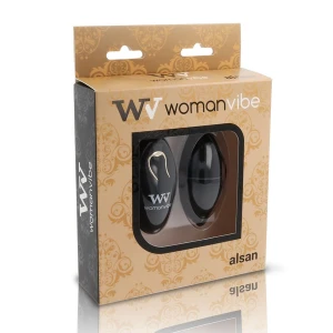 WOMANVIBE - ПУЛЬТ ДИСТАНЦИОННОГО УПРАВЛЕНИЯ ALSAN EGG ЧЕРНЫЙ СИЛИКОНОВЫЙ ЧЕРНЫЙ