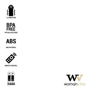 WOMANVIBE - ALSAN EGG REMOTE CONTROL BLACK SILICONE ФИОЛЕТОВЫЙ
