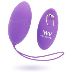 WOMANVIBE - ALSAN EGG REMOTE CONTROL BLACK SILICONE ФИОЛЕТОВЫЙ