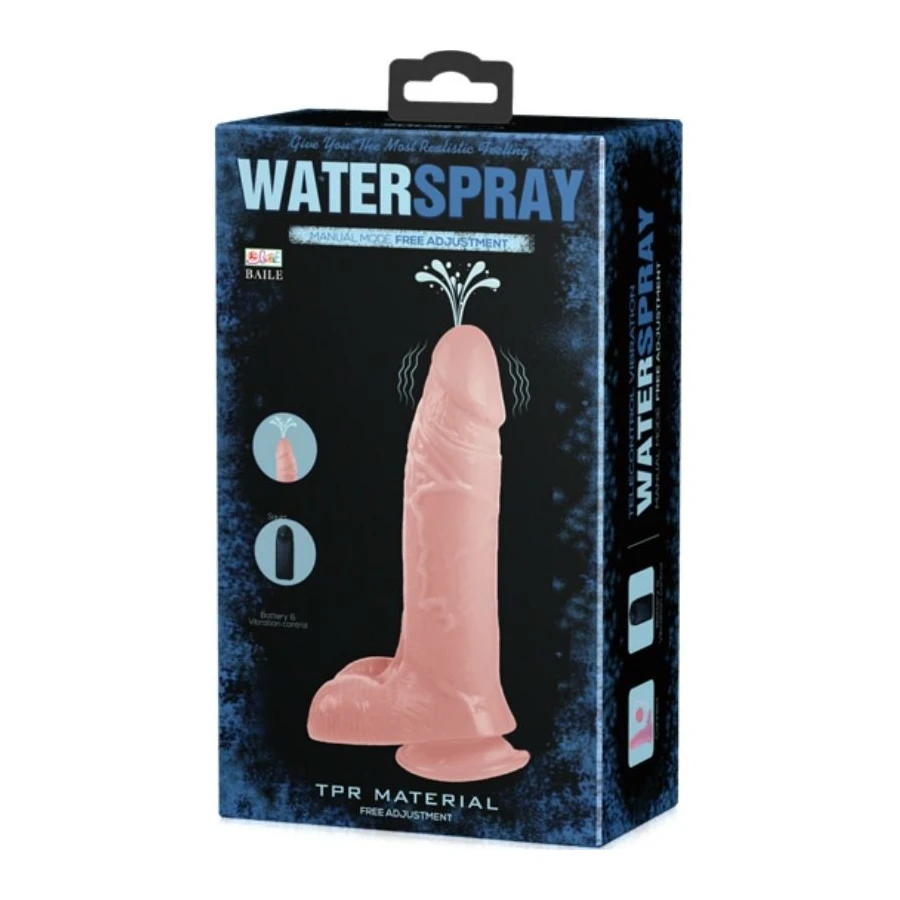 WATERSPREI VIBREERIV JA EJAKULATSIOONIFUNKTSIOONIGA PEENIS