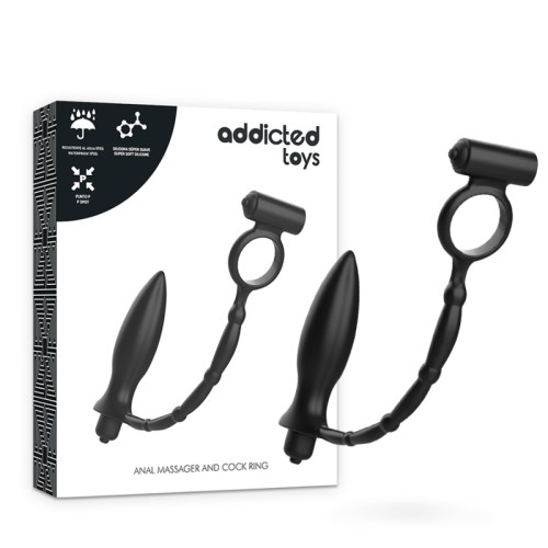 ADDICTED TOYS ANAL PLUG WITH VIBRATORY RING