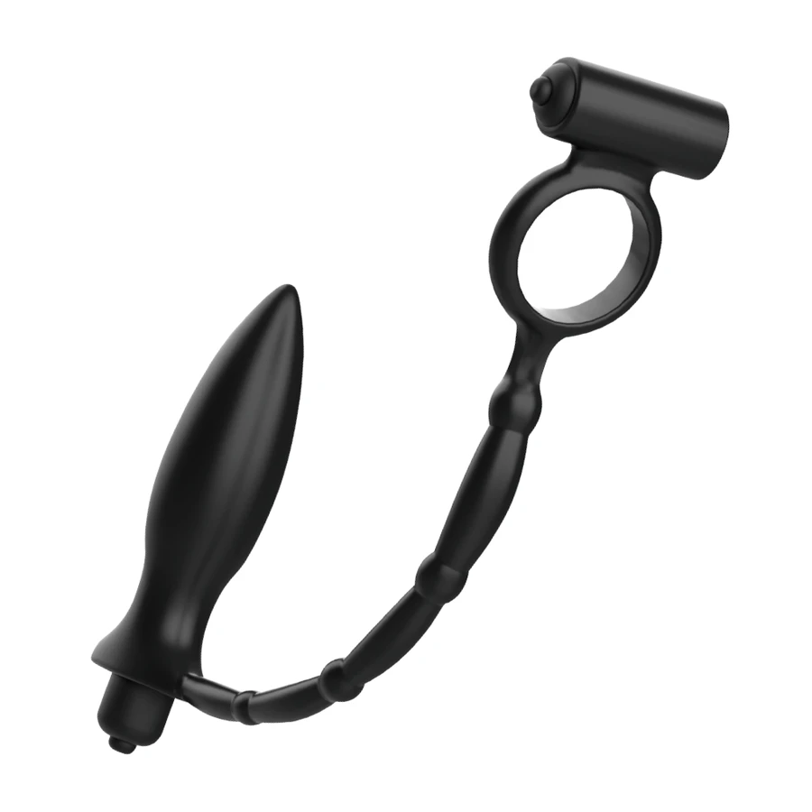 ADDICTED TOYS ANAL PLUG WITH VIBRATORY RING