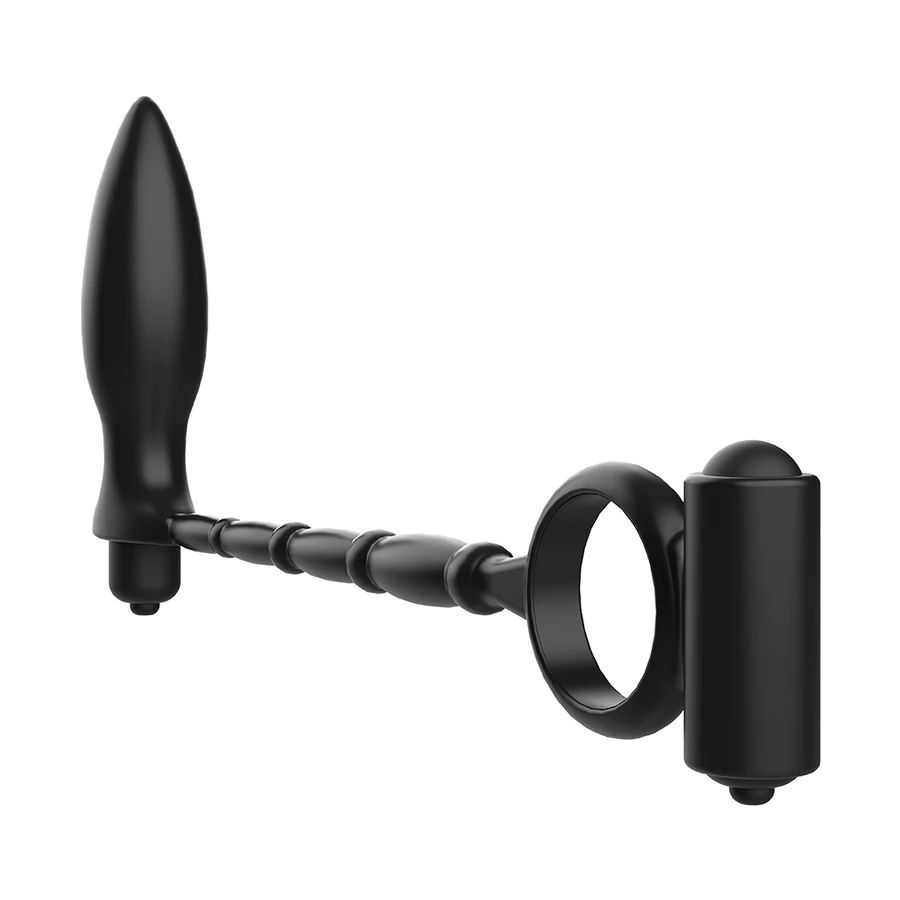 ADDICTED TOYS ANAL PLUG WITH VIBRATORY RING