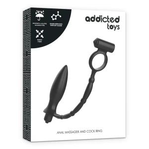 АНАЛЬНАЯ ПРОБКА ADDICTED TOYS С ВИБРАЦИОННЫМ КОЛЬЦОМ