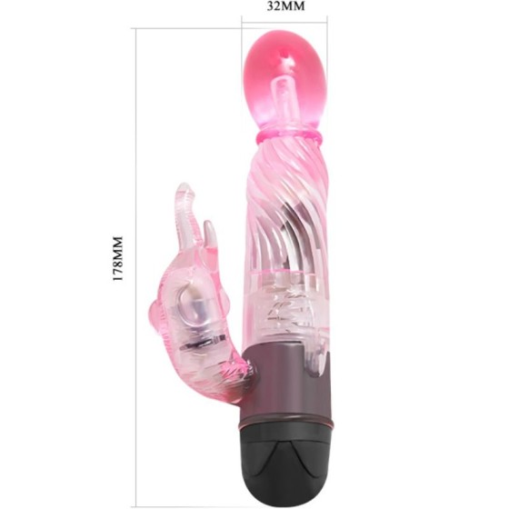 BAILE - GIVE YOU A KIND OF LOVER VIBRATOR WITH PINK RABBIT 10 MODES