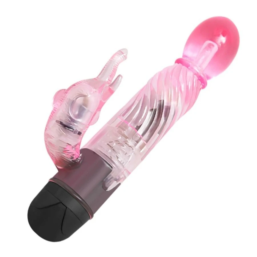 BAILE - REGALATI UN TIPO DI VIBRATORE AMANTE CON CONIGLIO ROSA 10 MODALIT
