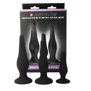 PRETTY BOTTOM - НАБОР ДЛЯ НАЧИНАЮЩИХ АНАЛЬНЫХ ИГР СИЛИКОНОВЫЕ ПЛАГИ