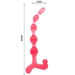 BAILE - BENDY TWIST CZERWONE KULKI ANALNE
