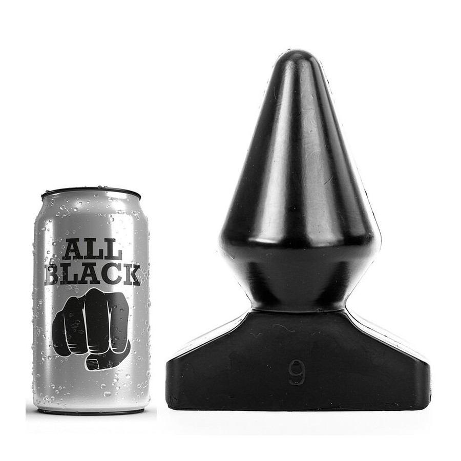 ALL BLACK - PLUG ANALE 18,5 CM