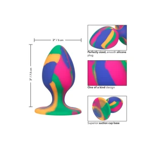 CALIFORNIA EXOTICS - CHEEKY MEDIO TIE-DYE PLUG ANALE