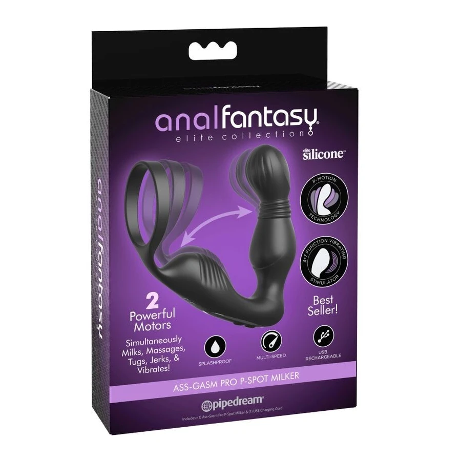 ANAL FANTASY ELITE COLLECTION - MASSAGGIATORE PROSTATICO VIBRANTE E RICARICABILE