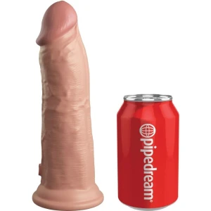 KING COCK - ELITE KIT HARNAIS RÉGLABLE DELUXE ANNEAU AVEC TESTICULES  GODE 20.3 CM