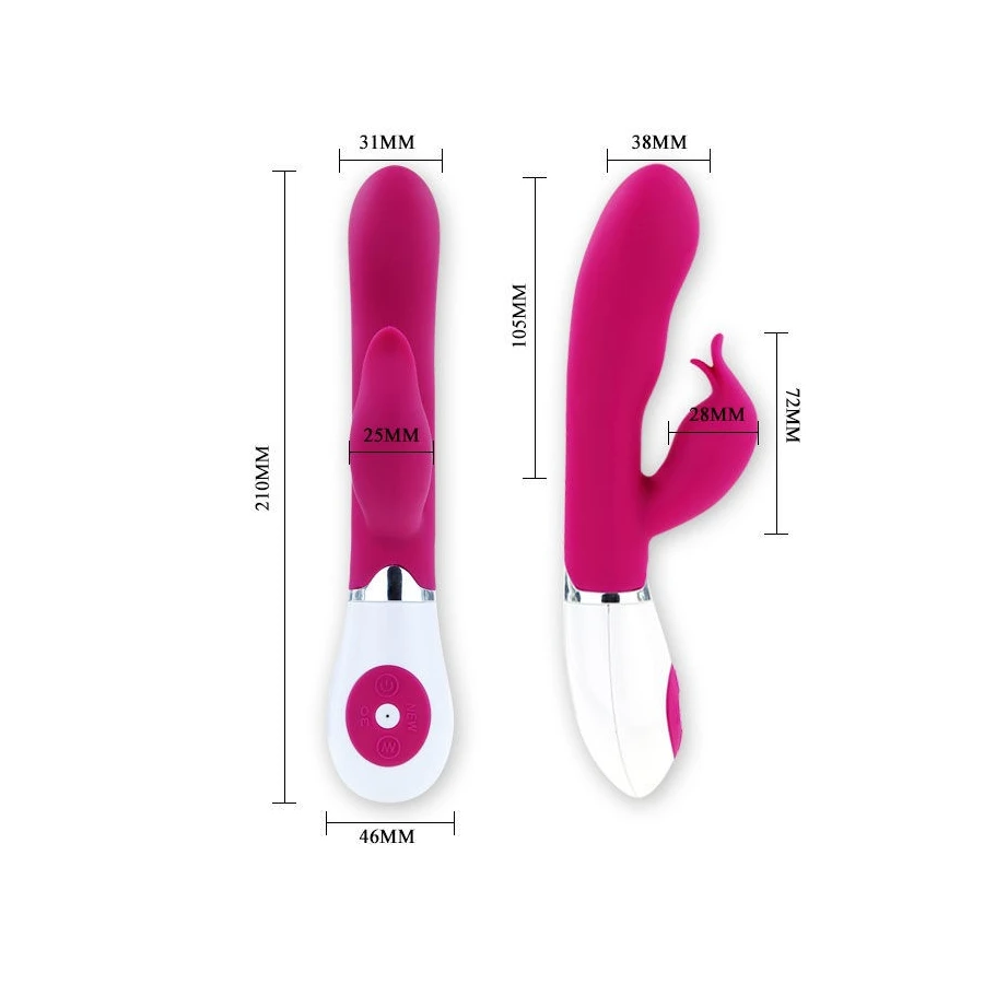 PRETTY LOVE - FLIRTATION VIBRATORE CON STIMOLATORE FELIX
