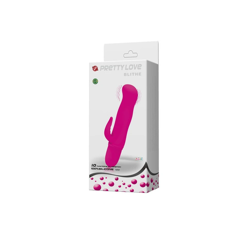 PRETTY LOVE FLIRTATION - BLITHE VIBRATOR WITH CLIT STIMULATION