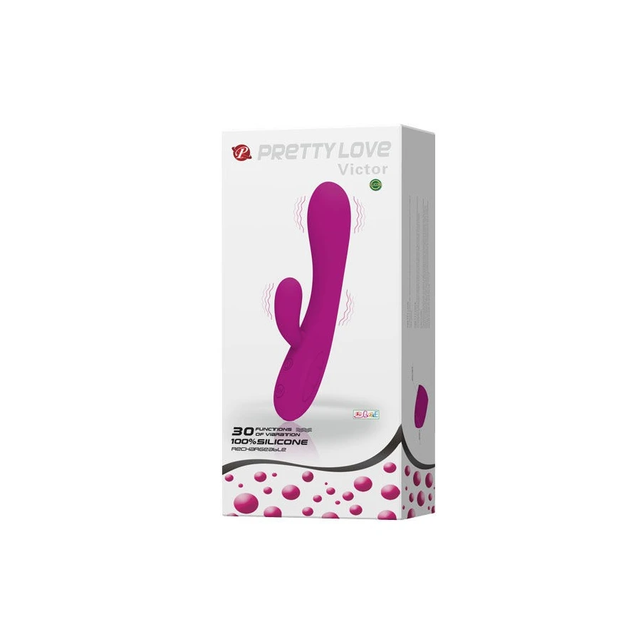 PRETTY LOVE SMART - RECHARGEABLE VIBRATOR AND CLIT STIMULATION VICTOR