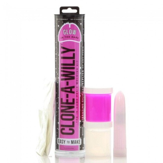 CLONE A WILLY - LUMINESCENT PINK PENIS CLONER WITH VIBRATOR