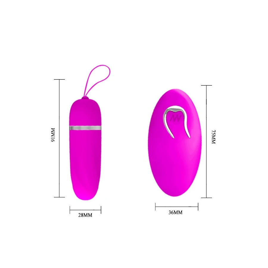PRETTY LOVE - UOVO VIBRANTE DEBBY CON CONTROLLO