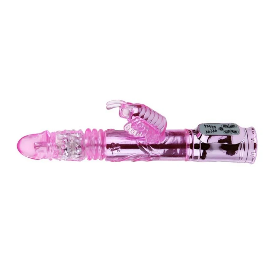 RECHARGEABLE VIBRATOR MULTIFUNCTION WITH CLIT STIMULATING THROBBING BUTTERFLY