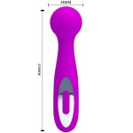 PRETTY LOVE - ПЕРЕЗАРЯЖАЕМЫЙ МАССАЖЕР WADE - 12 ФУНКЦИЙ