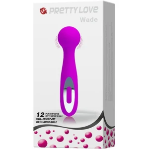 PRETTY LOVE - ПЕРЕЗАРЯЖАЕМЫЙ МАССАЖЕР WADE - 12 ФУНКЦИЙ
