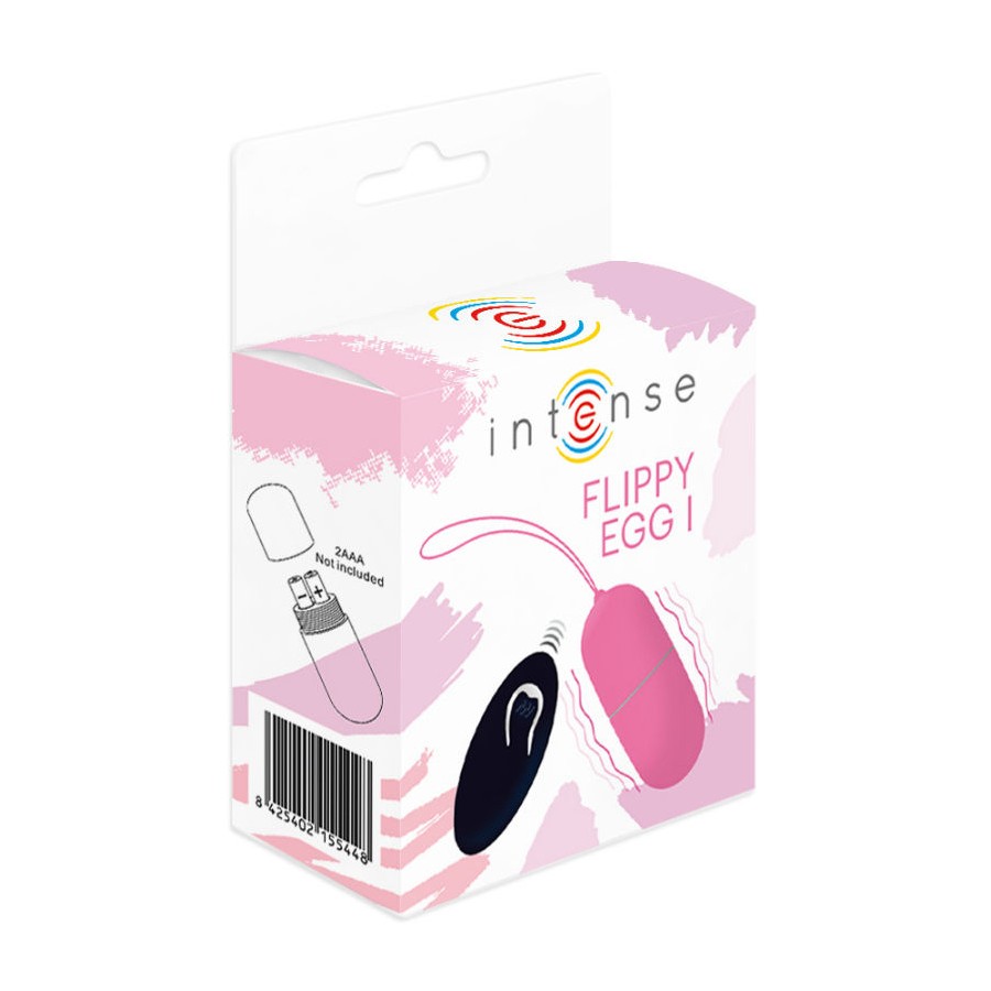 INTENSE - FLIPPY I VIBRATING EGG WITH REMOTE CONTROL PINK