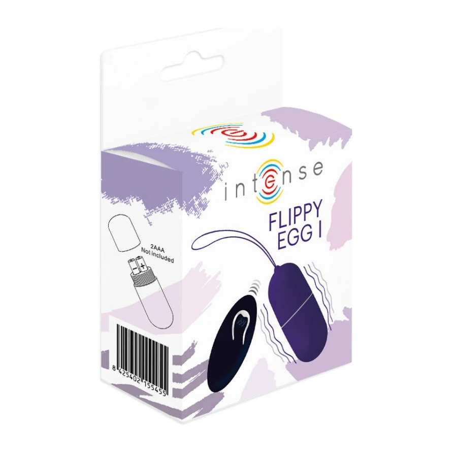 INTENSE - FLIPPY I UOVO VIBRANTE CON TELECOMANDO VIOLA