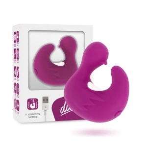 COVERME - ПЕРЕЗАРЯЖАЕМЫЙ СИЛИКОНОВЫЙ НАПЕРСТОК DUCKYMANIA, СТИМУЛИРУЮЩИЙ УТКУ