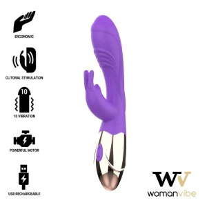 WOMANVIBE - VIORA СИЛИКОНОВЫЙ АККУМУЛЯТОРНЫЙ ВИБРАТОР