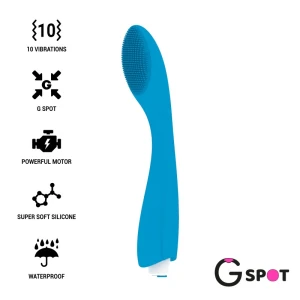 ТОЧКА G-SPOT- ГИЛЬБЕРТ БИРЮЗОВЫЙ СИНИЙ ВИБРАТОР ДЛЯ ТОЧКИ G-SPOT