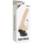 BASECOCK - REAALNE VIBRAATOR KAUGJUHTIMISEGA 19 CM