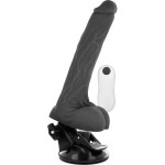 BASECOCK - VIBRATORE REALISTICO TELECOMANDO NERO 19 CM -O- 4 CM