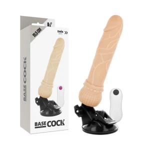 BASECOCK - РЕАЛИСТИЧНЫЙ ВИБРАТОР С ДИСТАНЦИОННЫМ CONTROLМ 19,5 СМ
