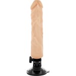 BASECOCK - VIBRADOR REALÍSTICO CONTROLE REMOTO PRETO 21 CM -O- 4 CM