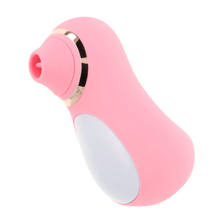 OHMAMA - STIMOLATORE VIBRANTE DEL CLITORIDE CON LINGUA 10 MODALIT