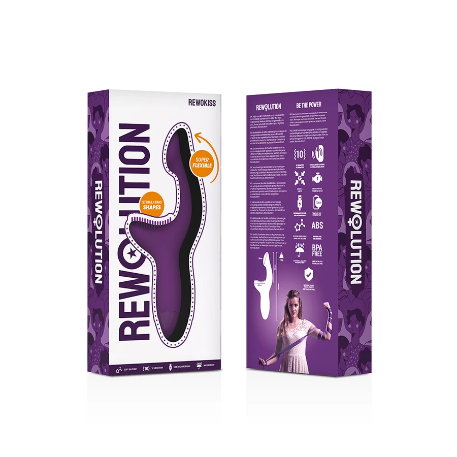 REWOLUTION - REWOKISS VIBRATORE PUNTO PER STIMOLATORE