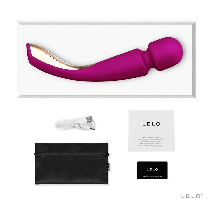 LELO - MASSAGGIATORE SMART WAND MEDIUM 2 ROSA
