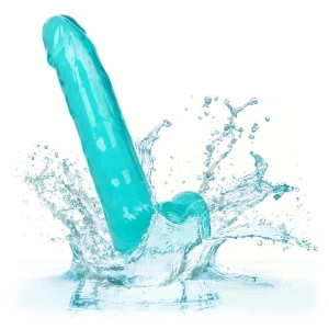 CALEX SIZE QUEEN DILDO - BLUE 20.3 CM