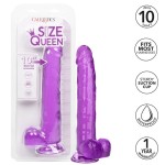 CALEX SIZE QUEEN DILDO - PURPLE 25.5 CM