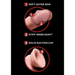 KING COCK PLUS 3D КАЧАЮЩИЕСЯ ПЕТУШКИ 12,7 СМ