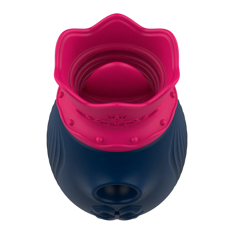 INTENSE - STIMOLATORE DEL CLIT 10 FREQUENZE DI LECCATA E ASPIRAZIONE - BLU
